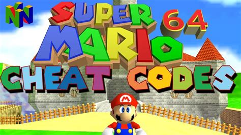 For more codes please go to the main SM64 Codes Page. . Super mario 64 gameshark codes